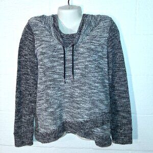 Calvin Klein Performance Women Cowl Neck Oversize Pullover Sweater Sz Small Gray